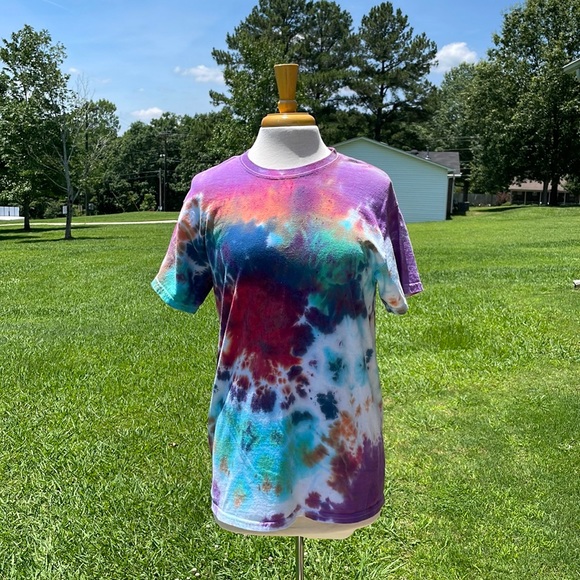 Handmade Tops - Homemade Tie Dye Shirts-W5646